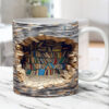 Ceramic Coffee Mug 3D Bookshelf