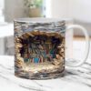 Ceramic Coffee Mug 3D Bookshelf
