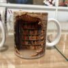 Ceramic Coffee Mug 3D Bookshelf